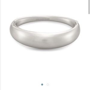 Kendra Scott Kaia Bangle Bracelet silver